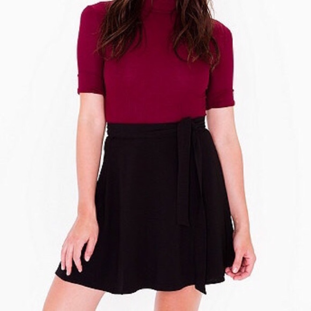 American apparel wrap skirt